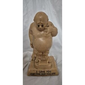 Vintage 1970 R&W Berries Figurine | "I Love You Just The Way You Are"
